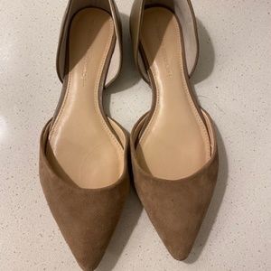 Banana Republic suede slides size 8